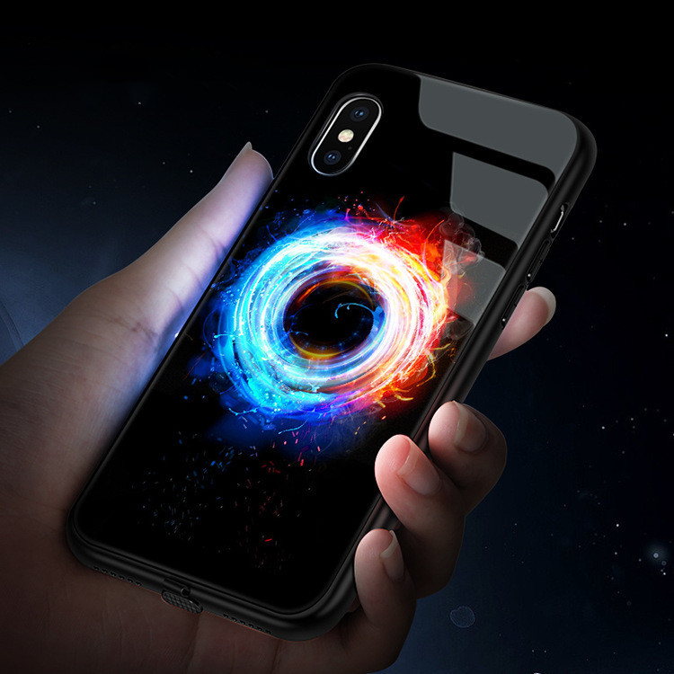Compatible with Apple , Voice-activated Mobile Phone Case Tempered Glass Case - Image 4