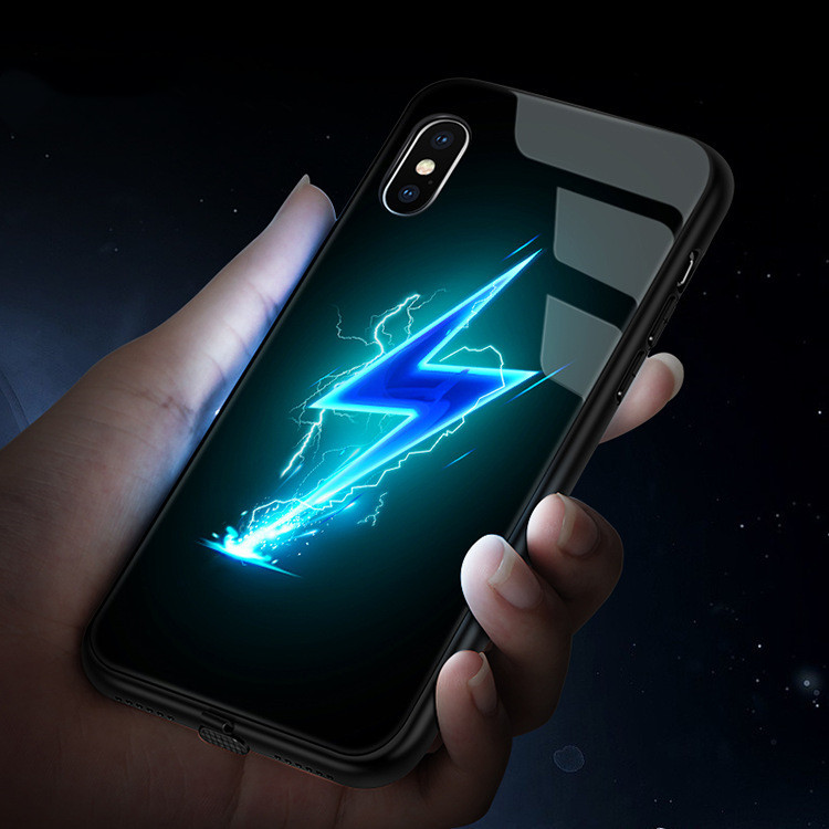 Compatible with Apple , Voice-activated Mobile Phone Case Tempered Glass Case - Image 3