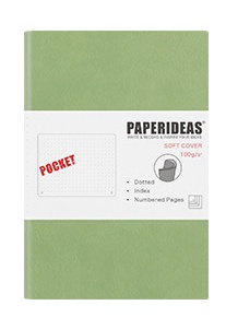 Soft leather Notebook aA6 Diary Portable Portable Small Notepad With Blank Page Number Pocket Book - Image 6