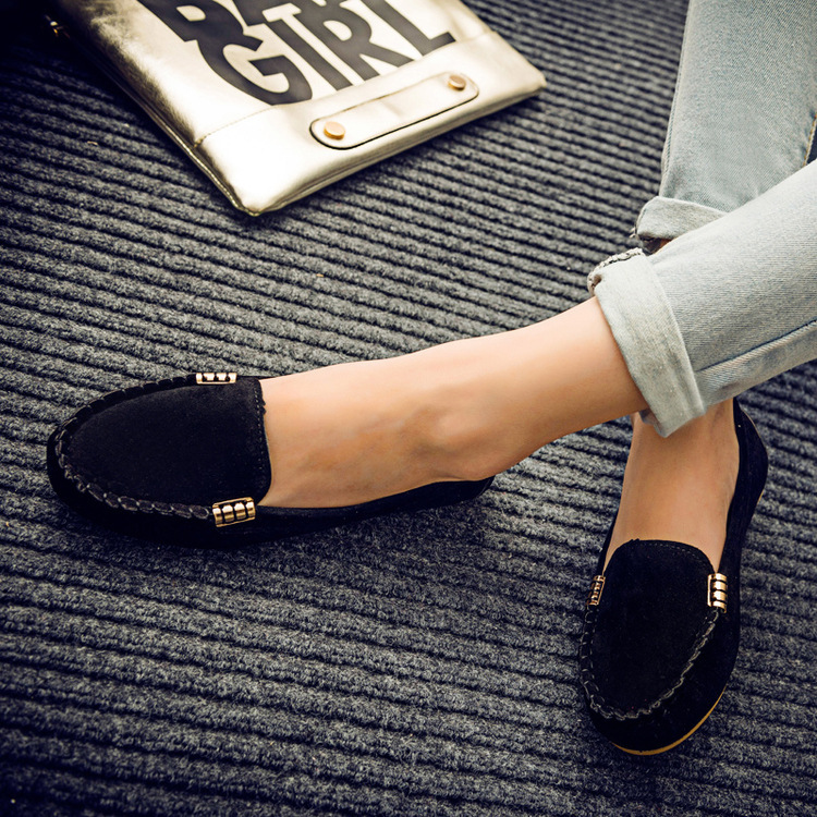 Flat Heel Pumps Single Shoes Flat Women's Shoes Student Peas Shoes - Image 6
