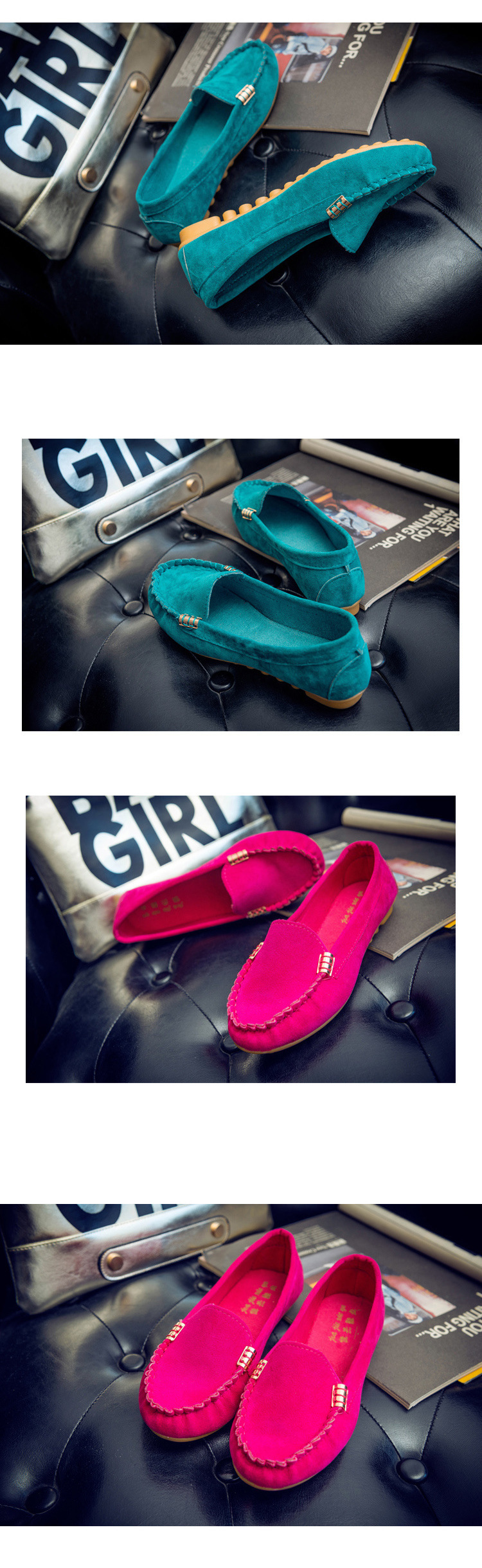 Flat Heel Pumps Single Shoes Flat Women's Shoes Student Peas Shoes - Image 8