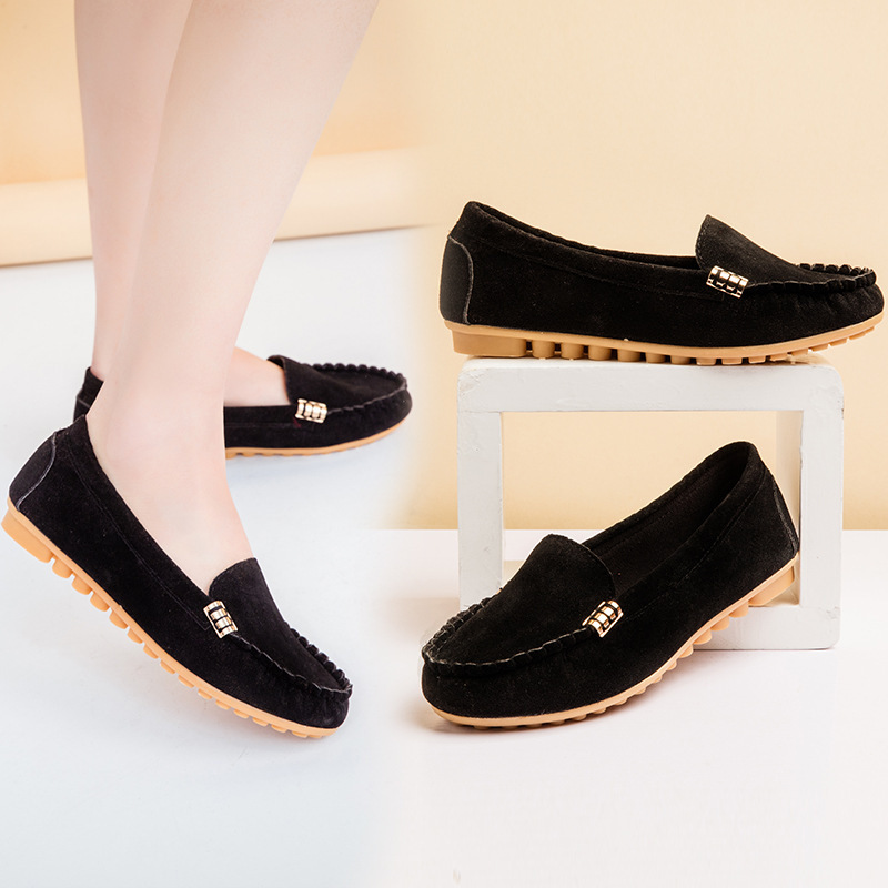 Flat Heel Pumps Single Shoes Flat Women's Shoes Student Peas Shoes - Image 3