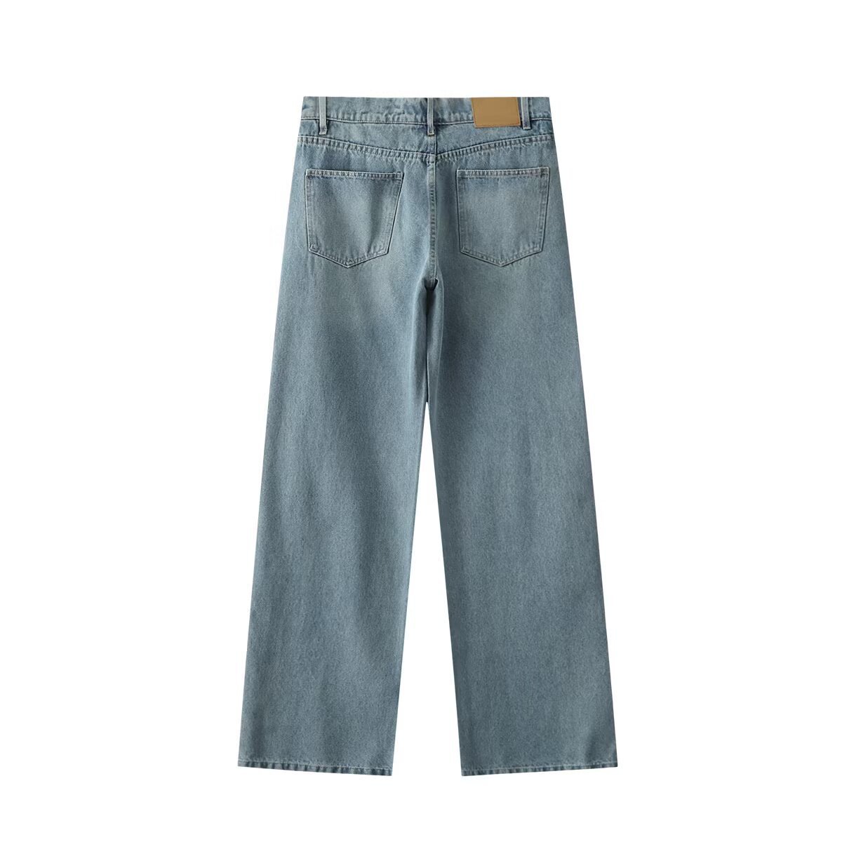 Summer New Women's Vintage Casual All-matching Ripped High Waist Loose Comfortable Jeans - Image 2