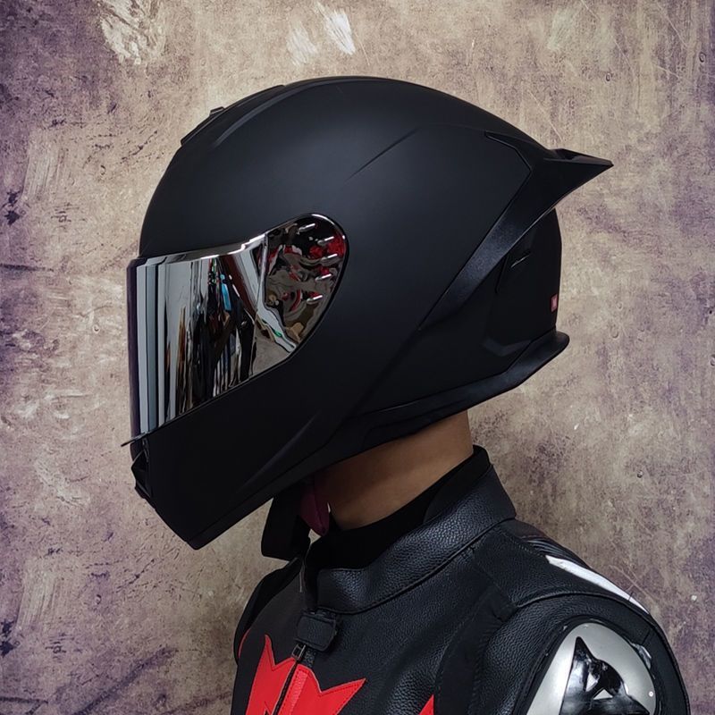 Motorcycle Helmet Men's Bluetooth Warm Full Face Four Seasons - Image 7