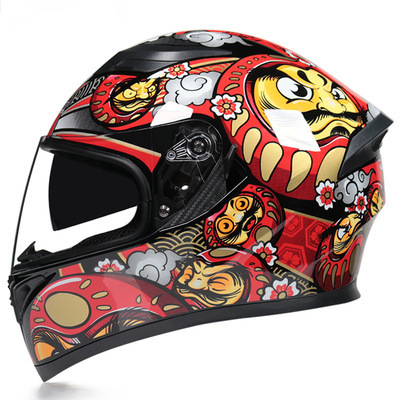 Motorcycle Helmet Anti-fog Dual Lens Full Face Helmet Cool Street Car Bluetooth Protective Helmet - Image 6