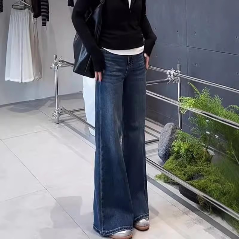 Plus Size Women's High Waist Elastic Straight Skinny 40.91 - Image 4
