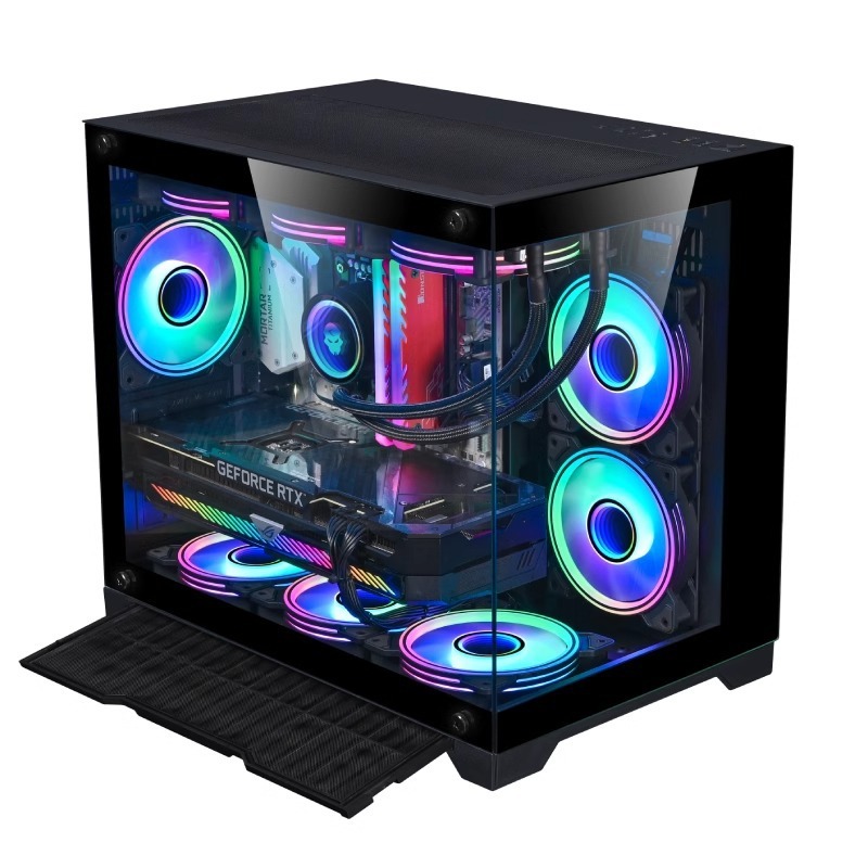 Panoramic Glass 360 Water-cooled Desktop Computer Host - Image 3