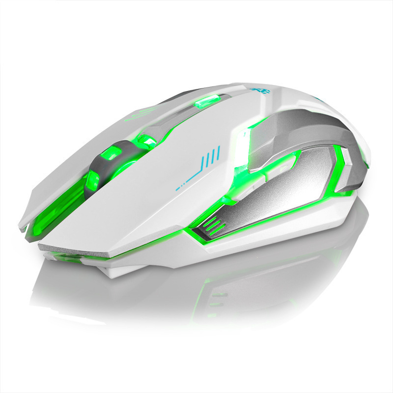 Mouse Wireless Rechargeable Notebook Desktop Home Office Universal Game Mute Luminous - Image 8