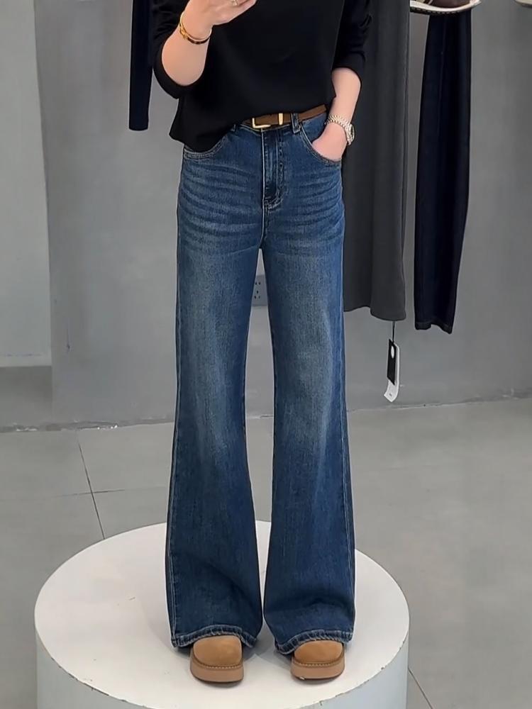 Plus Size Women's High Waist Elastic Straight Skinny 40.91 - Image 2