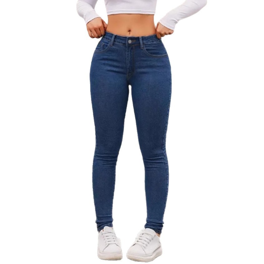 Skinny Stretch Feet Pants Jeans - Image 2