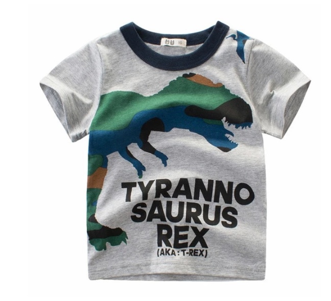 Children's Wear Summer New Korean Children's Boys Cotton T-shirt Men's Treasure In Children's Short Sleeves - Image 2