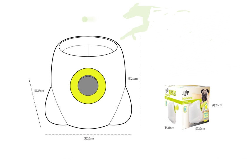 Dog Pet Automatic Interactive Ball Launcher - Image 9