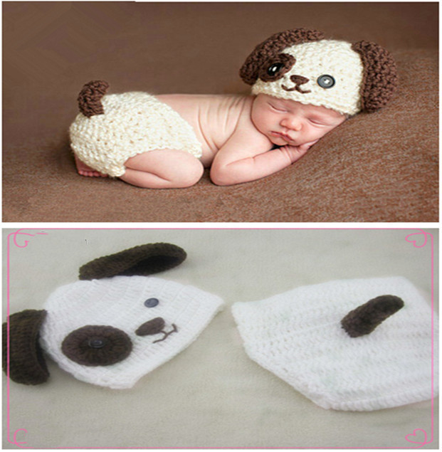 Handmade Crochet Clothes Baby Photography Props Newborn Sweater - Image 4